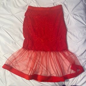 Red Skirt